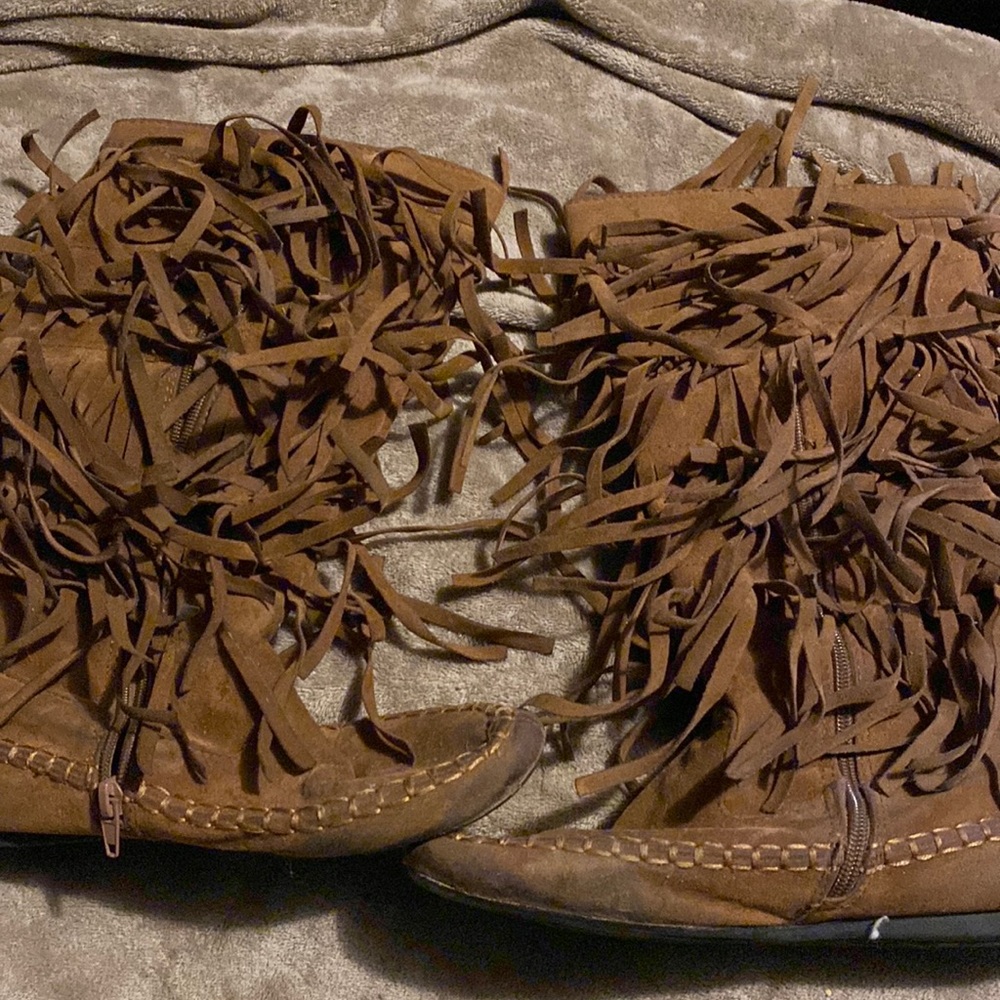 Brown Suede Mocassins
